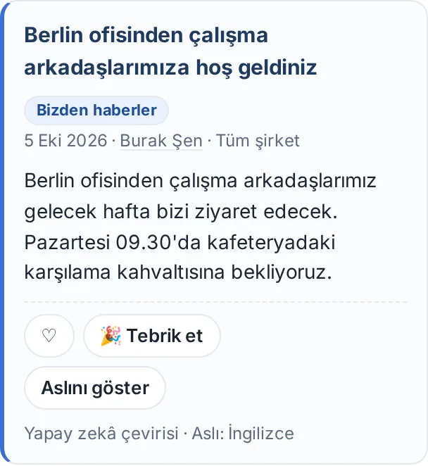 Çevrilmiş duyuru: Aslını göster ve yapay zekâ çevirisi notu