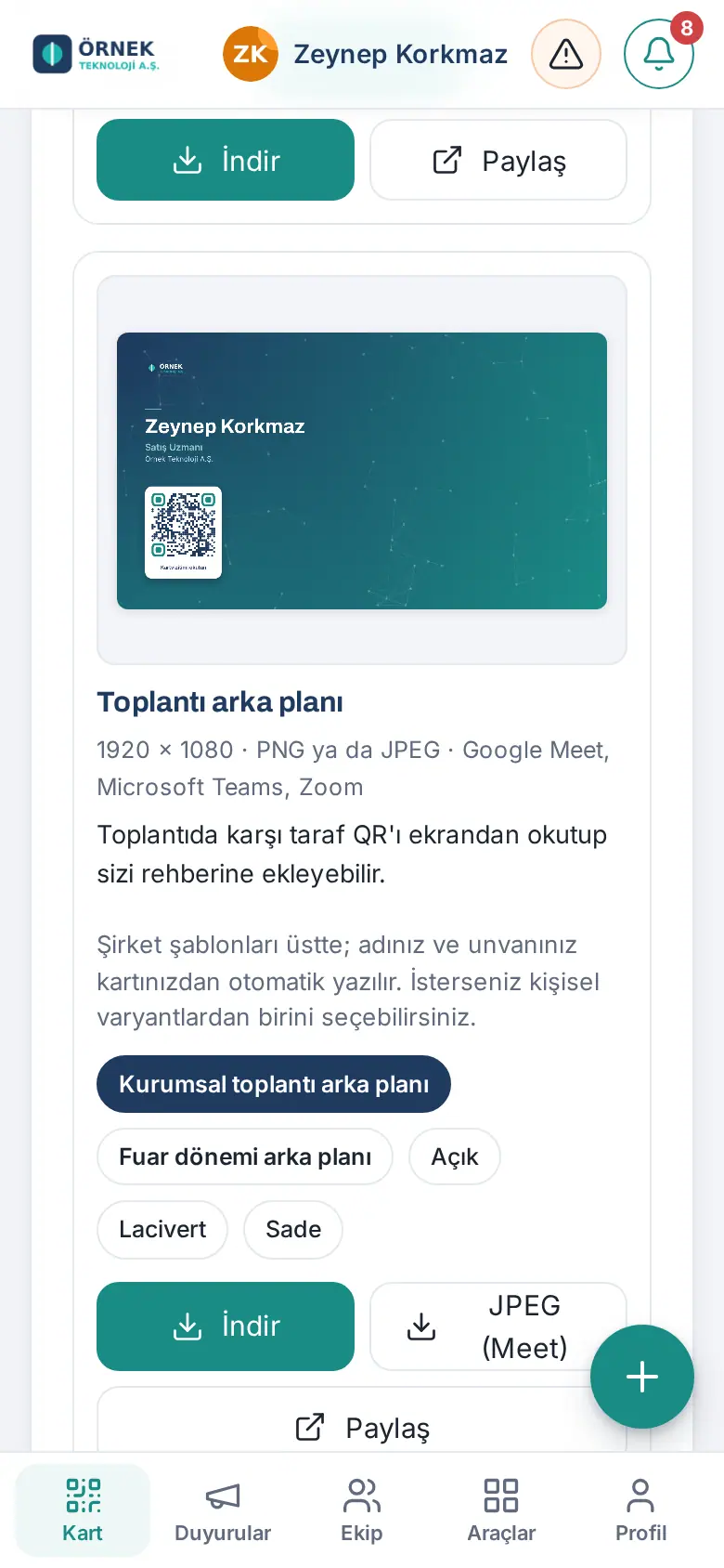 Toplantı arka planı