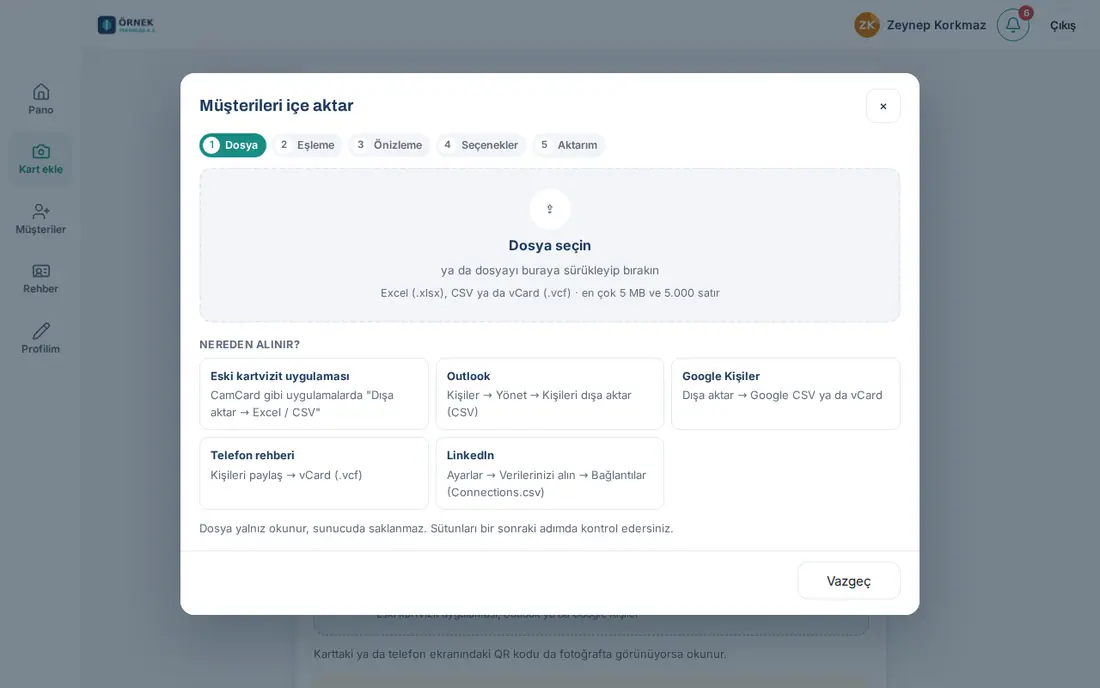 Dosya adımı: Dosya seçin ve Nereden alınır? ipuçları