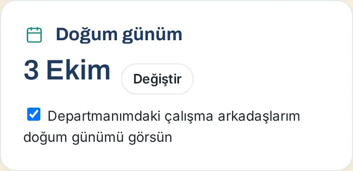 Doğum günüm kutusu